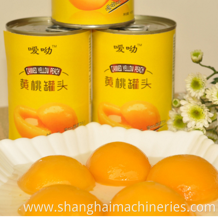 Yellow Peach Canned Production Line